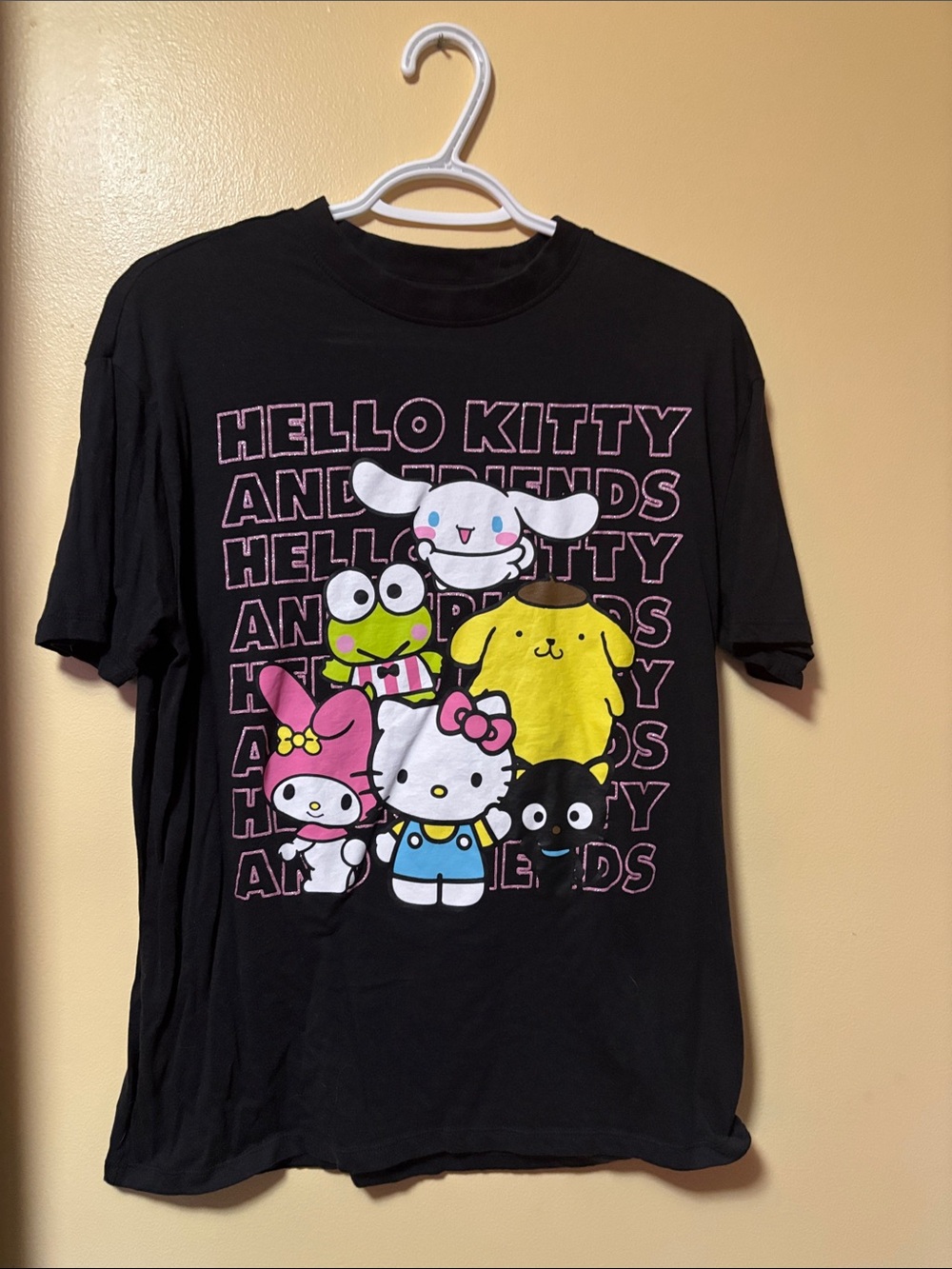 Hello Kitty and Friends Black Graphic